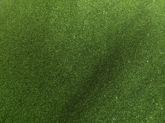 Sweet Poppy Stencil: Satin Glitters Moss Green