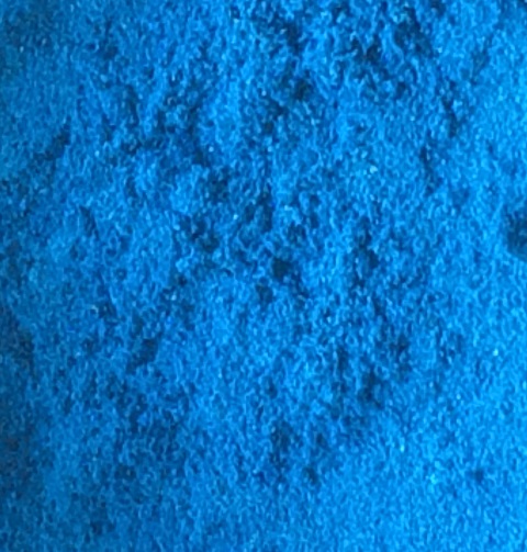 Sweet Poppy Stencil: Mica Powder Ocean Blue