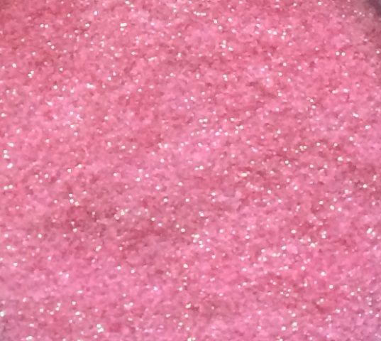 Sweet Poppy Stencil: Satin Glitters Light Pink