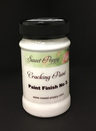 Sweet Poppy Cracking Paint: Paint Finish No2 - 100ml