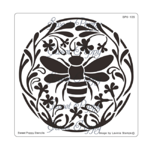 Honeycomb Backplate Stencil by Sweet Poppy Stencils *Retired