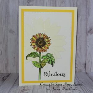 Sunflower stamp image