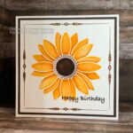 Sunflower stamp image colour