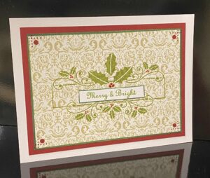 Sweet Poppy Stencil: Holly Banner ***New*** - Image 2