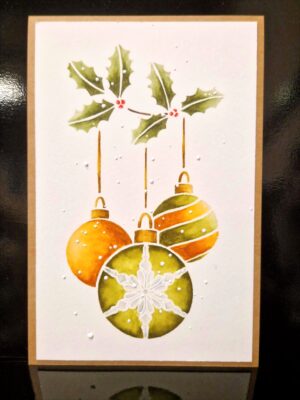 Sweet Poppy Stencil: Bauble Trio ***New*** - Image 2