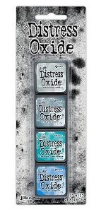 Distress Mini Oxide Ink Pad - Set 4 *** NEW ***