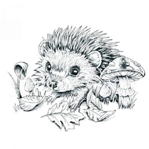 Hedgehog Stamp
