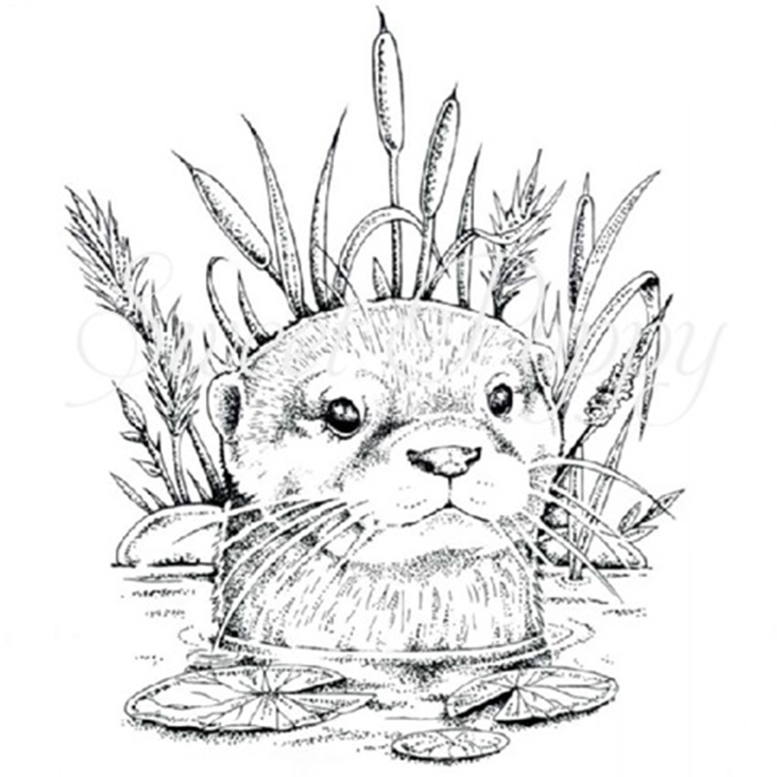 Otter Stamp