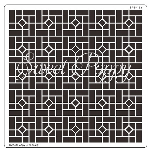 Tiles backplate stencil