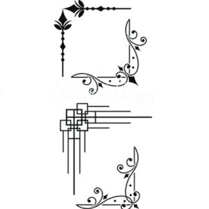 Corners stamp set
