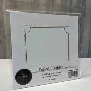 Fancy Square frame inserts- Gold *** UK Posting only ***