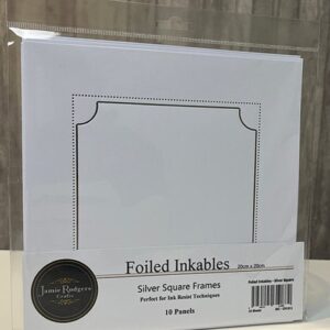 Fancy Square frame inserts - silver *** UK Posting only ***