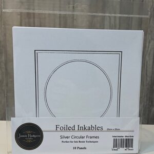 Plain Circular frame inserts - silver *** UK Posting only ***