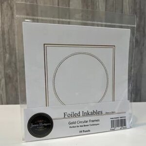 Plain Circular frame inserts - Gold *** UK Posting only ***