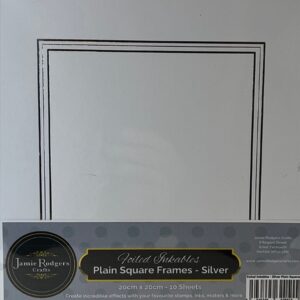 Plain Square frame inserts - silver *** UK Posting only ***