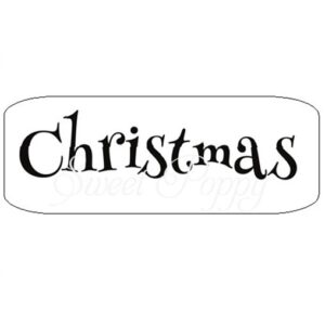 Christmas Words 4 Stamp Set