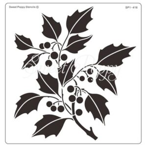 Holly Spray Stencil