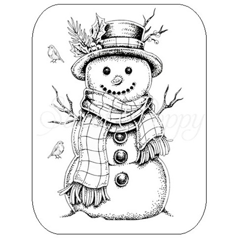 Snowman Stamp